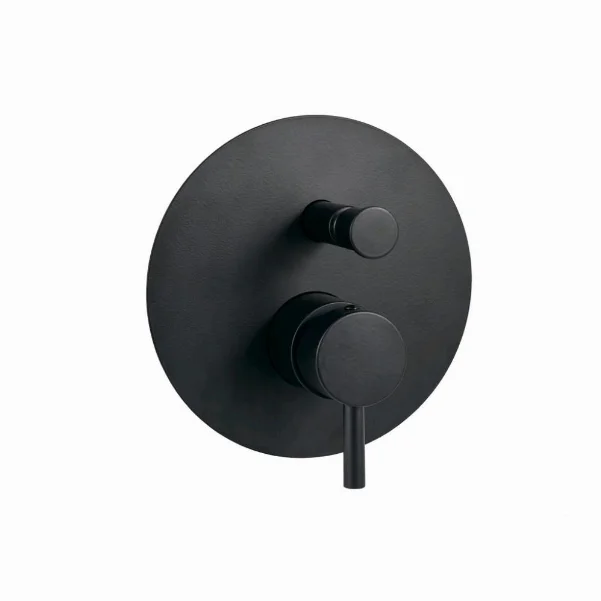 Смеситель Paffoni Light LIG015NO для душа, черный матовый