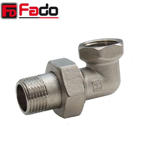 Згін американка кутова FADO Fit Nickel Ø 3/4" внутр.- зовн. різьба