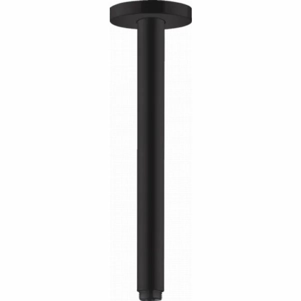 Держатель душа Hansgrohe потолочный S 30 см, черный матовый