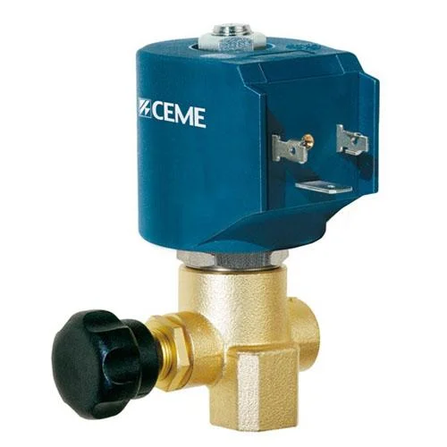 Клапан электромагнитный соленоидный CEME 9934 1/4" RUL180C 230V 50Hz НЗ (нормально закрытый)
