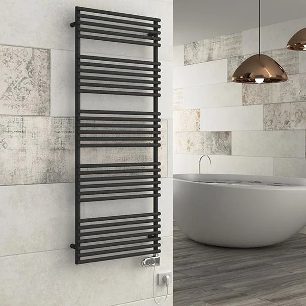 Рушникосушка електрична Cordivari Gloria 22 Electric 1510×580 мм (ТЕН: ECO 900 W, колір:  чорний F15)