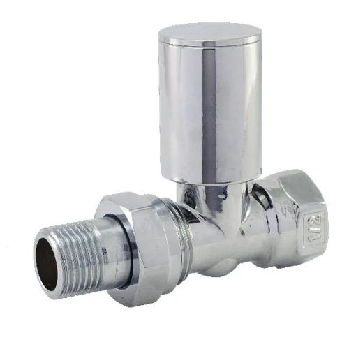 Кран радіаторний Fado New Chrome Ø 1/2" прямий верхній