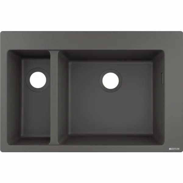 Мойка для кухни Hansgrohe S51 S510-F635, серый камень 43315290