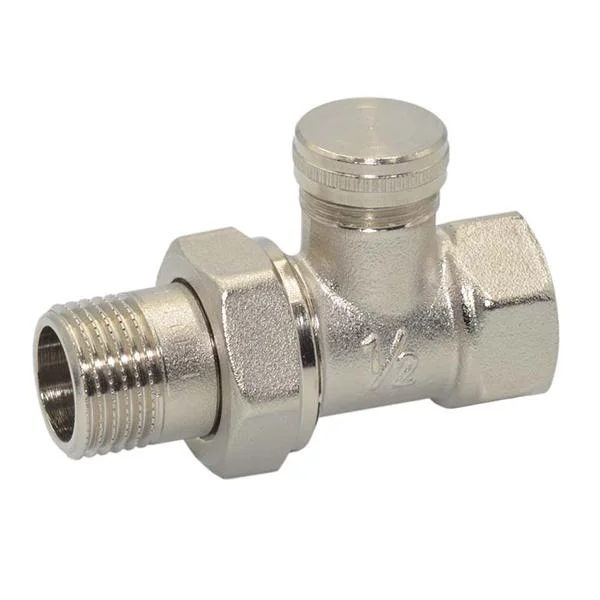 Кран радіаторний відсічний Bonomi PN10 Ø 1/2" примой, t=+95 °C