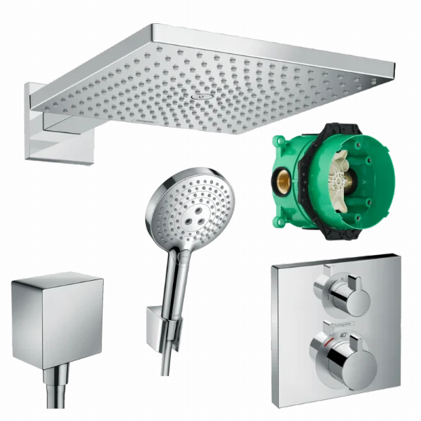 Душова система сркытого мантажа Hansgrohe Thermostat / Raindance