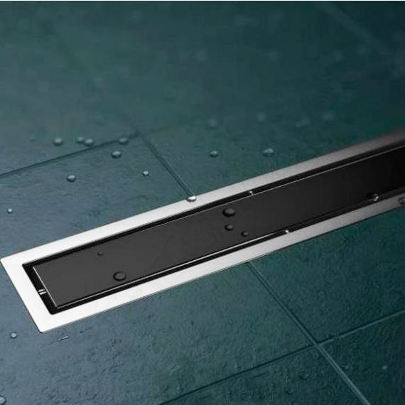 Душовий канал Pestan Confluo Frameless Line MATTE BLACK 750 мм
