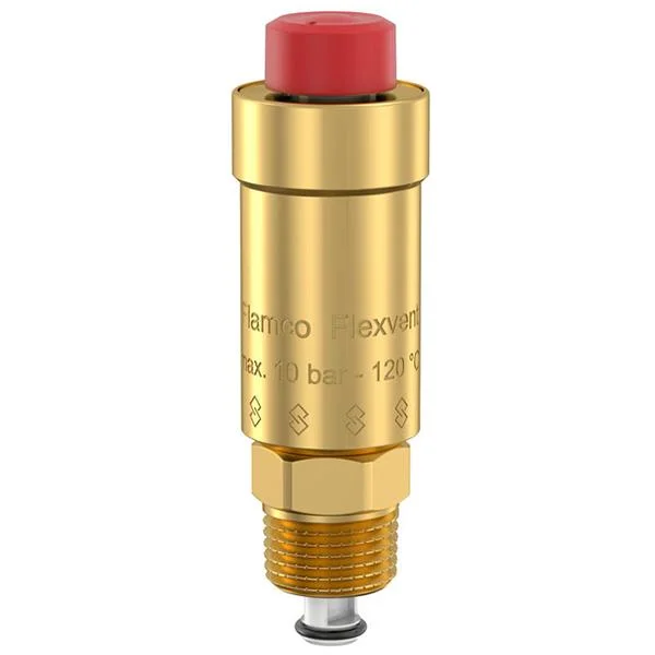 Спускник воздуха автоматический Flamko HFC Flexvent PN10 Ø 1/2" t= +120 С (в комплекте с запорным клапаном)