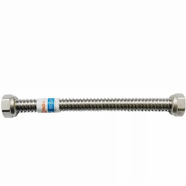 Шланг сильфонний для води Fado Ø 1/2"×1/2" - 30 см, внутр.- внутр. різьба