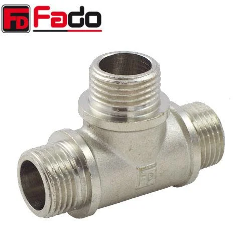 Трійник латунний FADO Fit Nickel Ø 1/2" зовнішня різьба