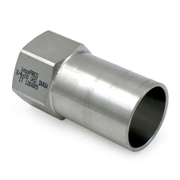 Штуцер прес нержавійка RM Inox PRES Ø 22×1/2" мм, внутрішня різьба