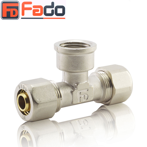 Трійник обжимний Fado Compress Ø 32×1"×32 внутрішня різьба