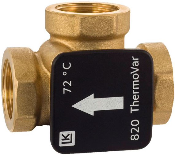 Термостатичний клапан LK 820 ThermoVar ВВВ 1"x61 °С