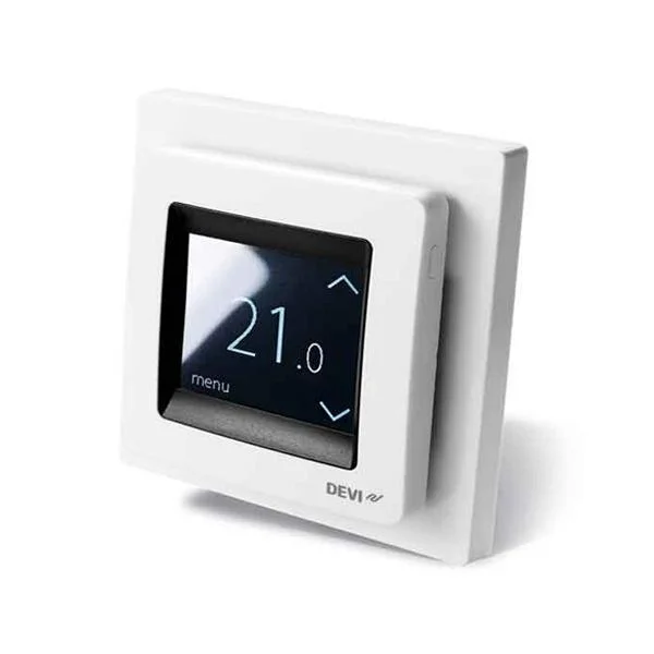 Терморегулятор DEVIreg Touch +5...+45 °С (сенсорсный білий)