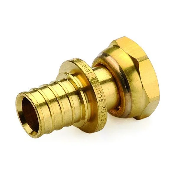Муфта натяжна з накидною гайкою евроконус Ø 16×3/4" General Fittings (код. 3400.C7)