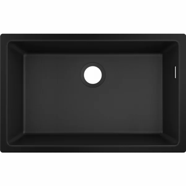 Мийка для кухні Hansgrohe S51 S510-U660, чорний графіт 43432170