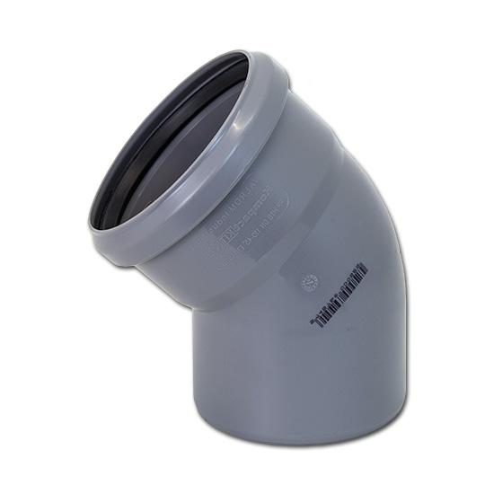Коліно каналізаційне Valrom Easy KIT Ø 50/45° мм