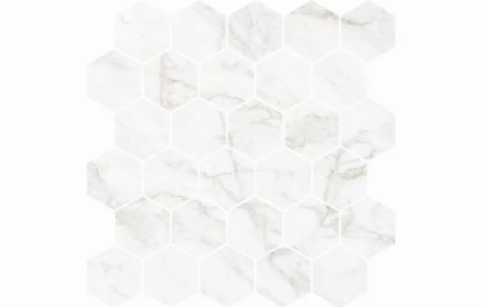 Мозаика Frost White Heksagon POL 270x270x8,5 Nowa Gala