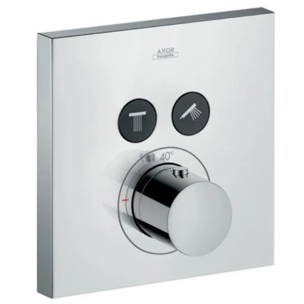 Смеситель-термостат для душа Axor Shower Select, 2 потребителя