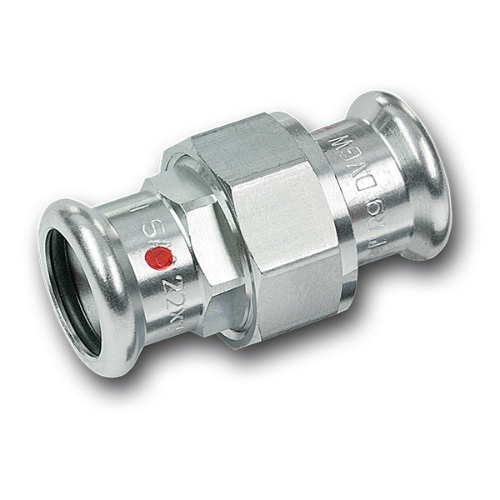 Згін прес оцинковка SANHA Therm Press Ø 18×18 мм, Ввр-Ввр (код. 24330)
