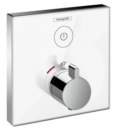 Термостат Hansgrohe ShowerSelect 15737400 для душу білий/хром