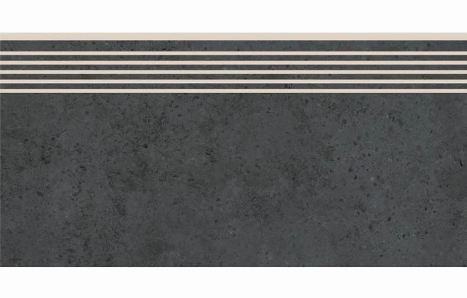 Щабель пряма HIGHBROOK ANTHRACITE STEPTREAD 298х598х9 Cersanit