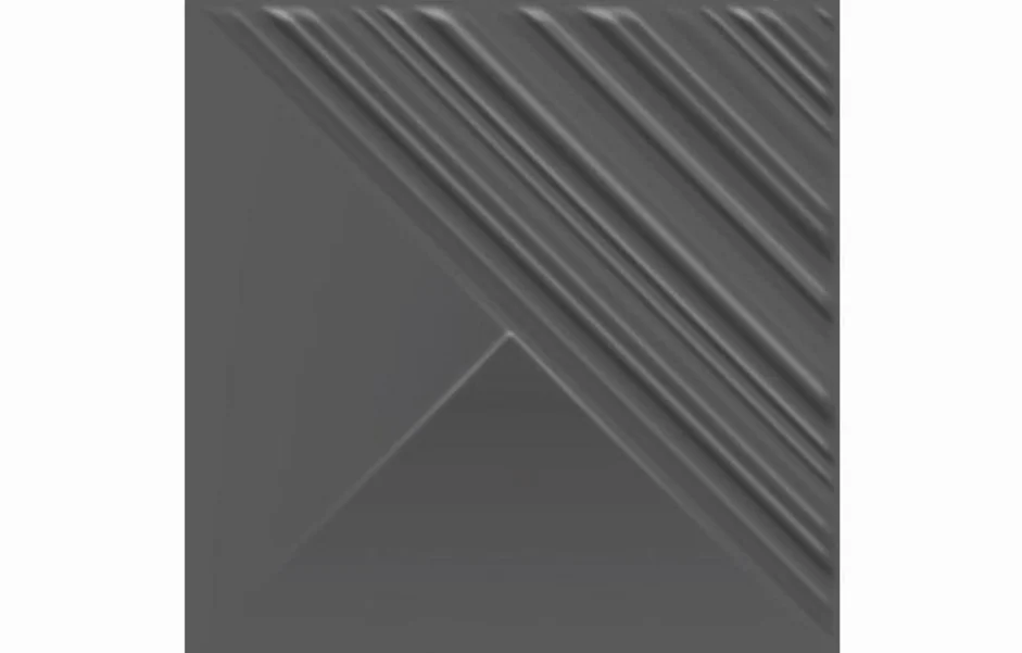 Плитка настінна Ray Grafit STR 198x198x8 Paradyz