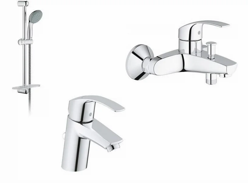 Змішувачі для ванни GROHE Eurosmart (33265002+33300002+27926000)