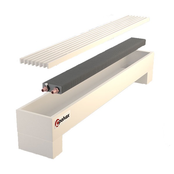 Конвектори POLVAX N. КЕ.120x2500x240 мм 2325 Вт