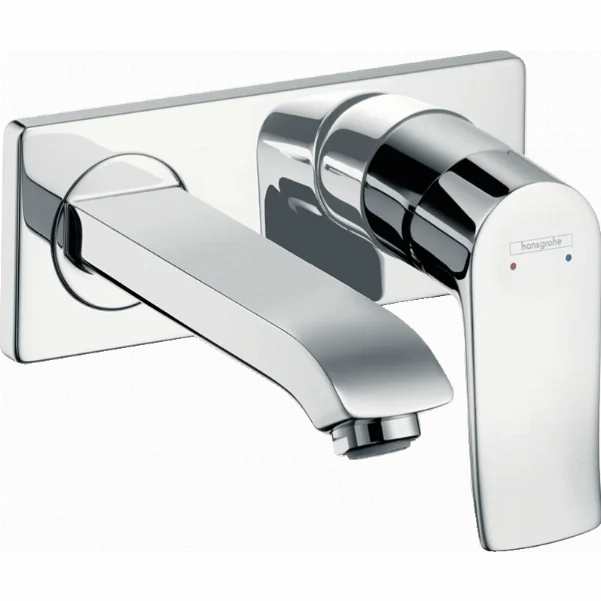 Смеситель для умывальника настенный Hansgrohe Metris