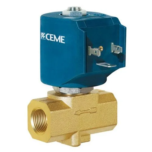 Клапан электромагнитный соленоидный CEME 9914 1/2" TEF 180C 230V 50Hz НЗ (нормально закрытый)
