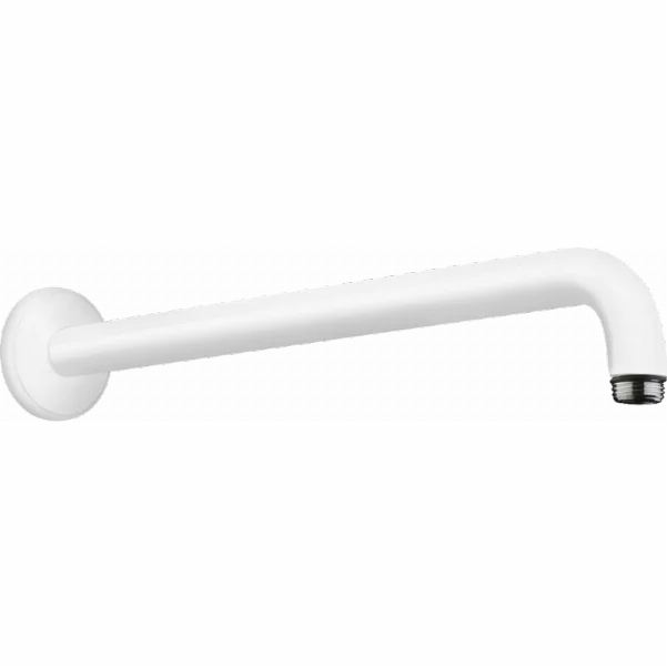 Утримувач душа Hansgrohe настінний 389 мм, білий матовий 27413700