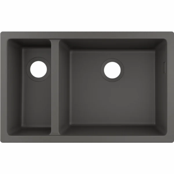 Мойка для кухни Hansgrohe S51 S510-U635, серый камень 43433290