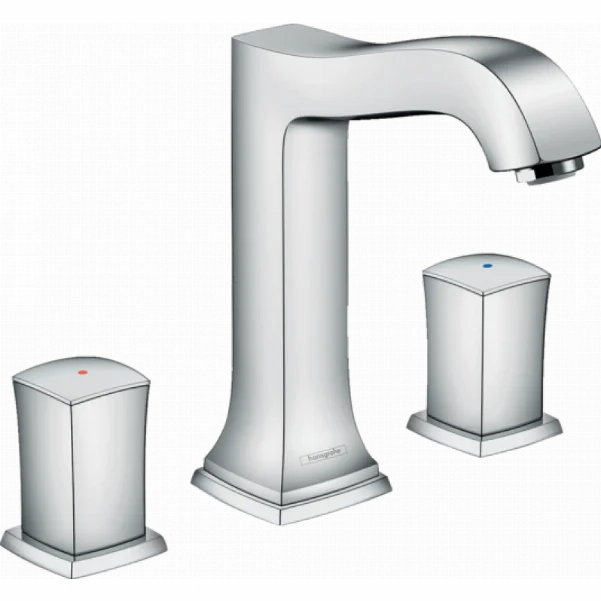 Змішувач Hansgrohe Metropol Classic 160 на 3 отвори з донним клапаном 31305000