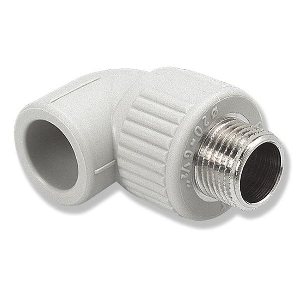 Коліно PPR Ekoplastik Ø 25×3/4" зовнішня різьба