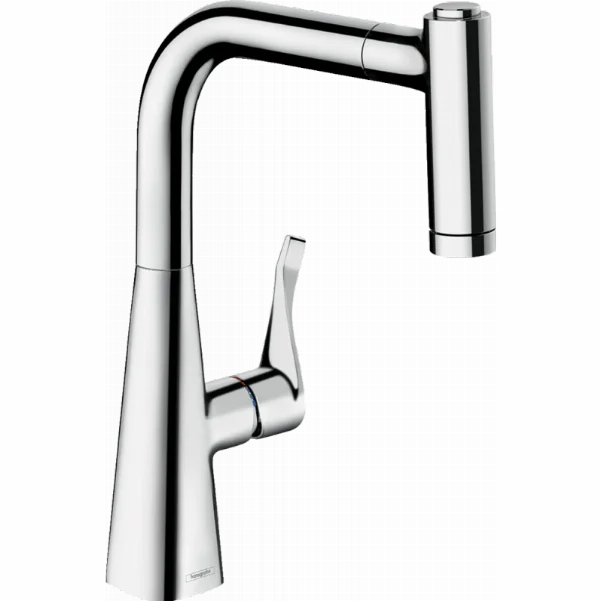Змішувач для кухонної мийки Hansgrohe Metris M71, колір: хром
