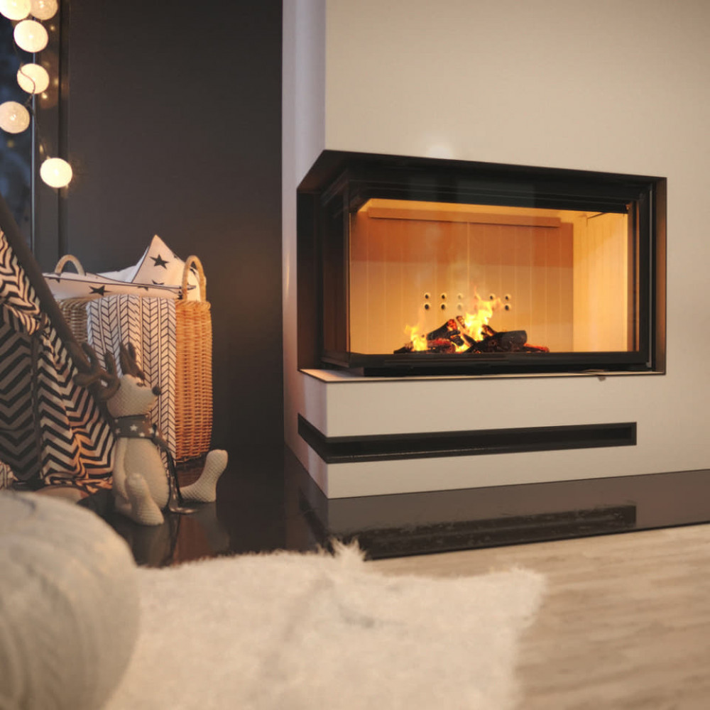 Камінна топка Kratki MBO 15 BS 15,0 кВт, ліва