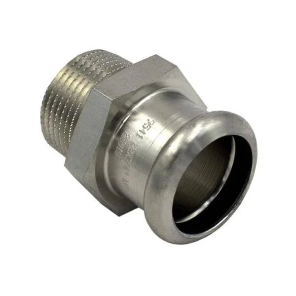 Муфта прес нержавійка RM Inox PRES Ø 28×3/4" зовнішня різьба