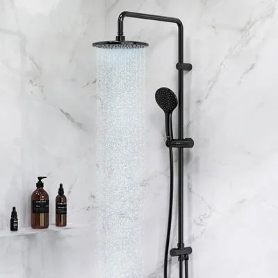 Душова система без змішувача Am.Pm Gem Shower Spot, колір: Чорний