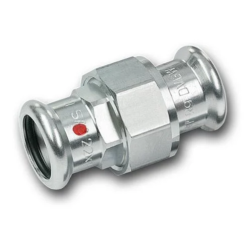 Згін прес оцинковка SANHA Therm Press Ø 28×28 мм, Ввр-Ввр (код. 24330)