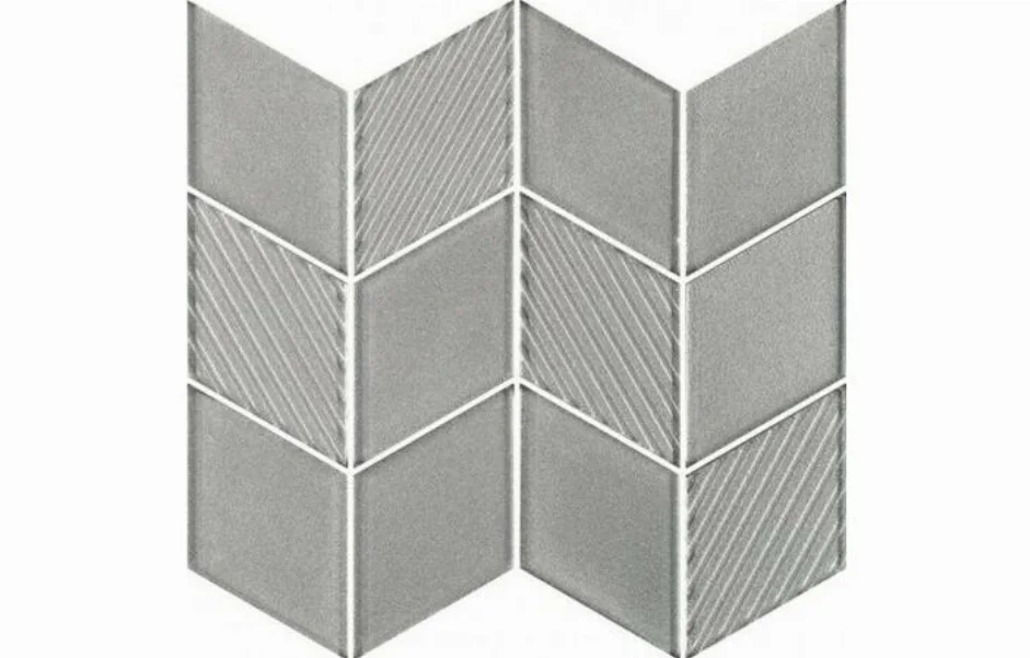 Мозаика Uniwersalna Szklana Silver Romb 205x238x6 Paradyz
