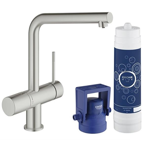 Змішувач для кухні Grohe Blue Minta Pure супресталь