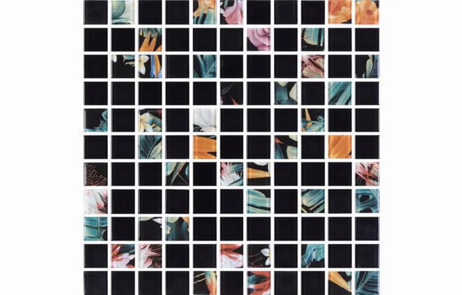 Мозаїка GMP 0825047 С2 Print 44-Black MATT 300x300x8 Kotto Ceramica