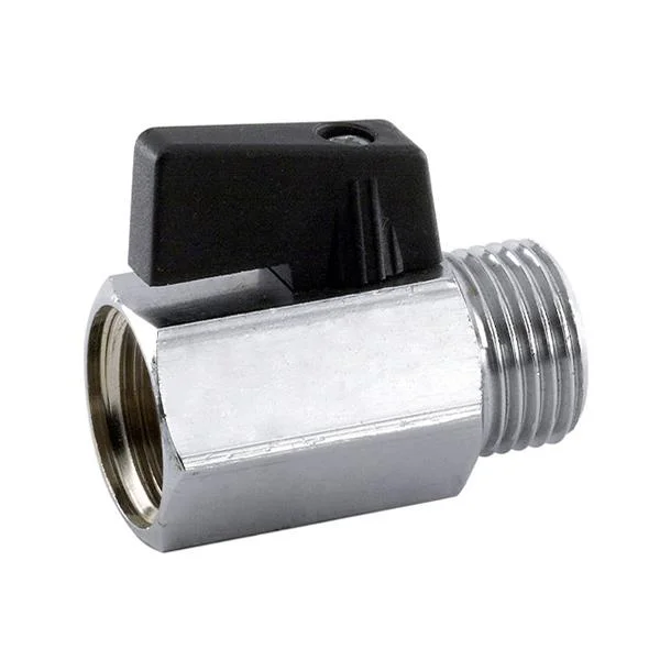Кран шаровой "MINI" Bonomi Niagara PN10 Ø 1/2" внутр.- наруж. резьба, t=-10...+90 °C
