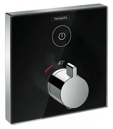Термостат Hansgrohe ShowerSelect 15737600 для душу чорний/хром