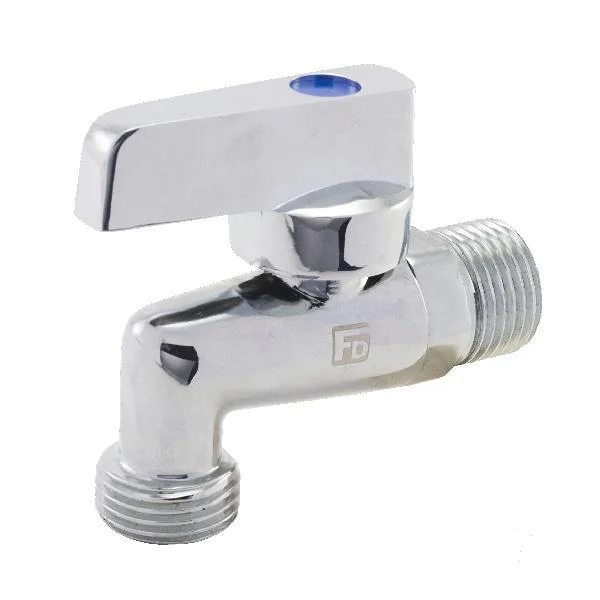 Кран приладовий FADO New 1/2"x1/2" кутовий посилений