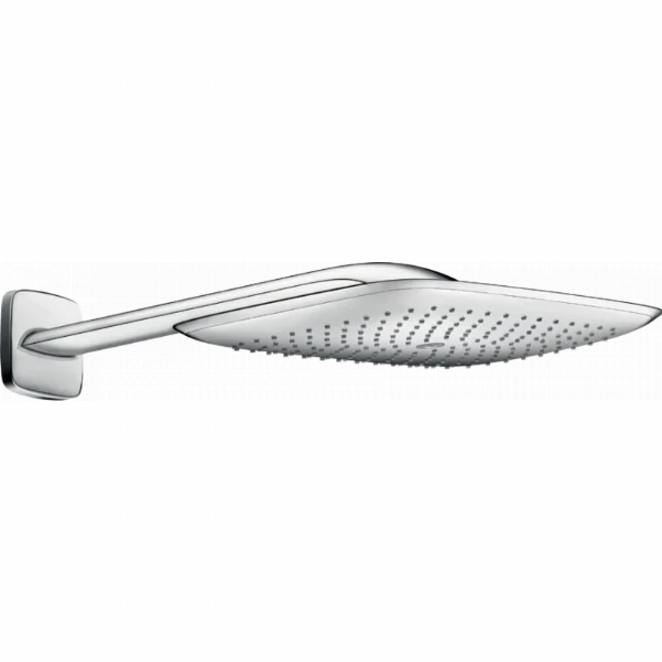 Верхній душ Hansgrohe PuraVida 1jet EcoSmart з душовим кронштейном 26602400