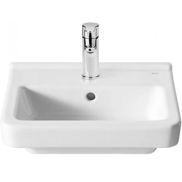 Раковина Roca Dama-N 600x460 мм, з отвором для змішувача, з комплектом кріплень