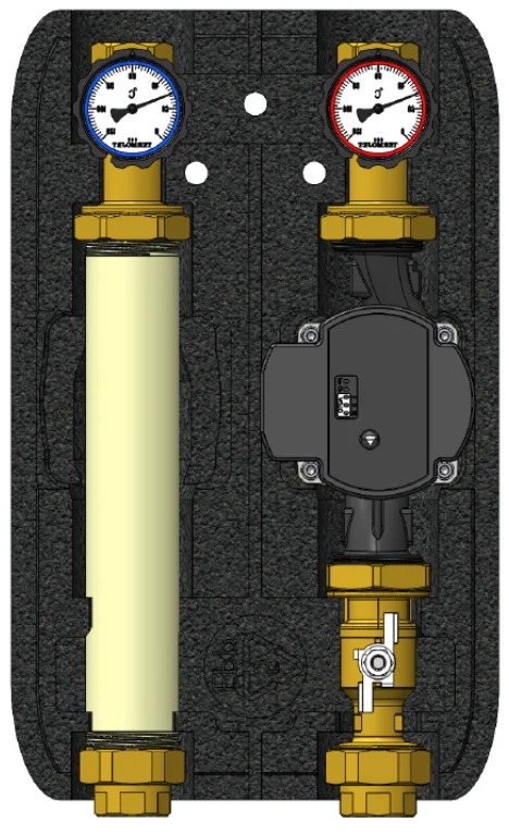 Насосна група Termojet НГ-47 Ø 1" (ЕРР) без змішувача (в ізоляції)