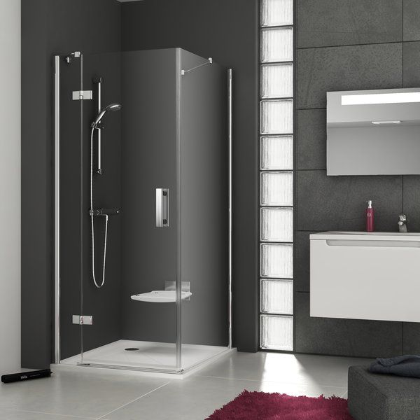 Стінки для душової кабіни Ravak SmartLine SMPS-80 L хром+Transparent