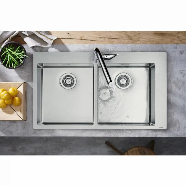 Мойка кухонная Hansgrohe S71 S711-F765 - 865×500 мм